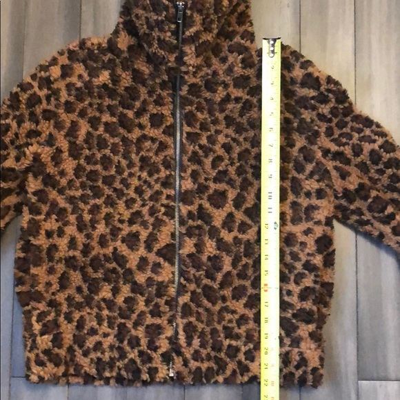 NWT BB Dakota Cheetah print faux shearling Coat - Picture 12 of 14